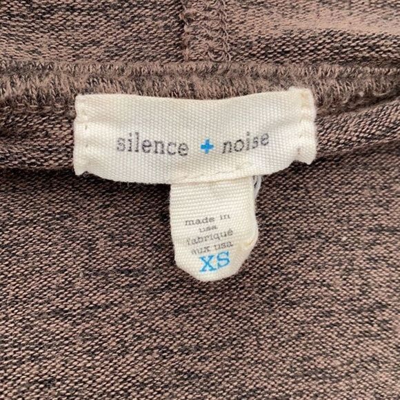 Silence & Noise Long Hooded Cardigan XS Anthro - Picture 3 of 3